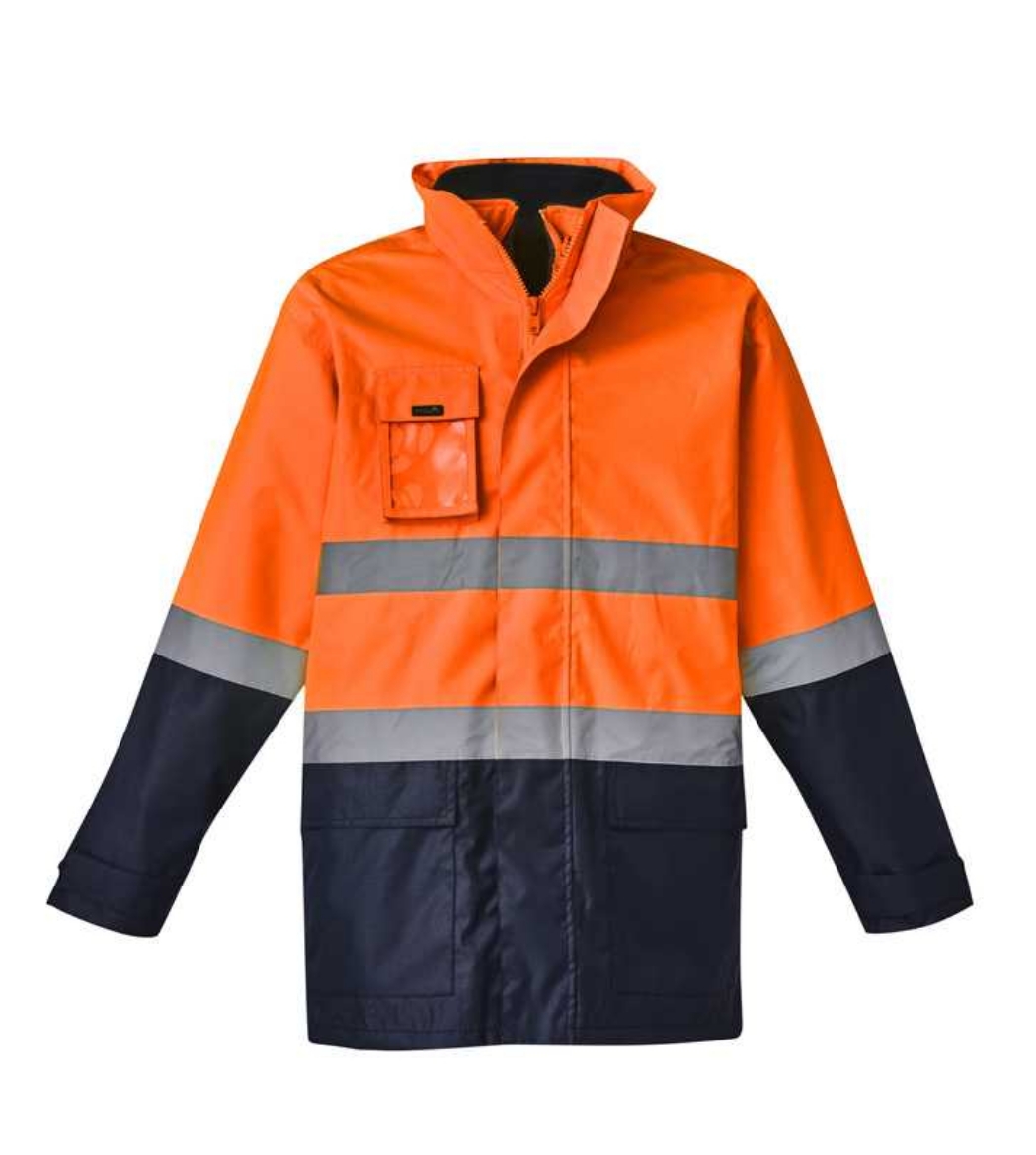 Picture of Syzmik, Mens Hi Vis Basic 4 in 1 Waterproof Jacket